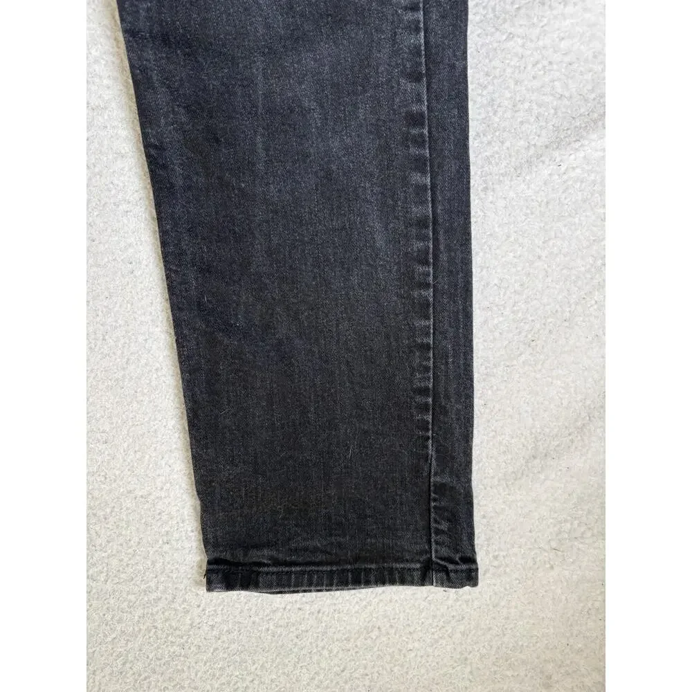 Levis 511 Jeans Mens 32x30 Black Slim Fit Stretch Denim Charcoal Wash Tapered